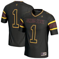 #1 Arizona State Sun Devils Lightweight Collegiate Football Fashion Jersey - Black
