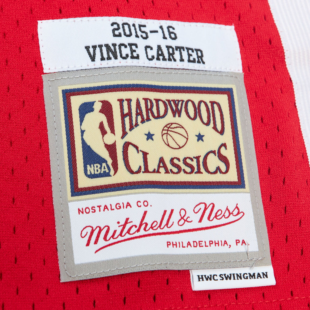 Memphis Grizzlies Vince Carter 2015 Hardwood Classics Authentic Jersey - Red