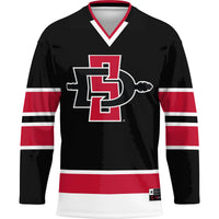 San Diego State Aztecs Hockey Jersey - Black