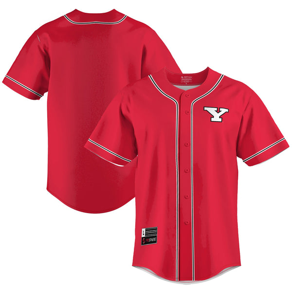 Youngstown State Penguins Lightweight Baseball Jersey - Red