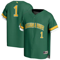 William & Mary Tribe Pick-A-Player Baseball Fashion Jersey - Green