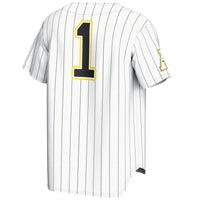 #1 Appalachian State Mountaineers Lightweight Baseball Jersey - White