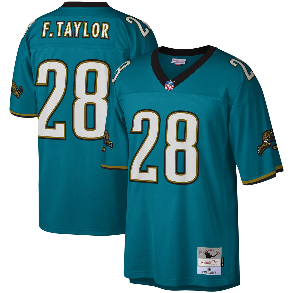 Jacksonville Jaguars Fred Taylor Teal Legacy Replica Jersey