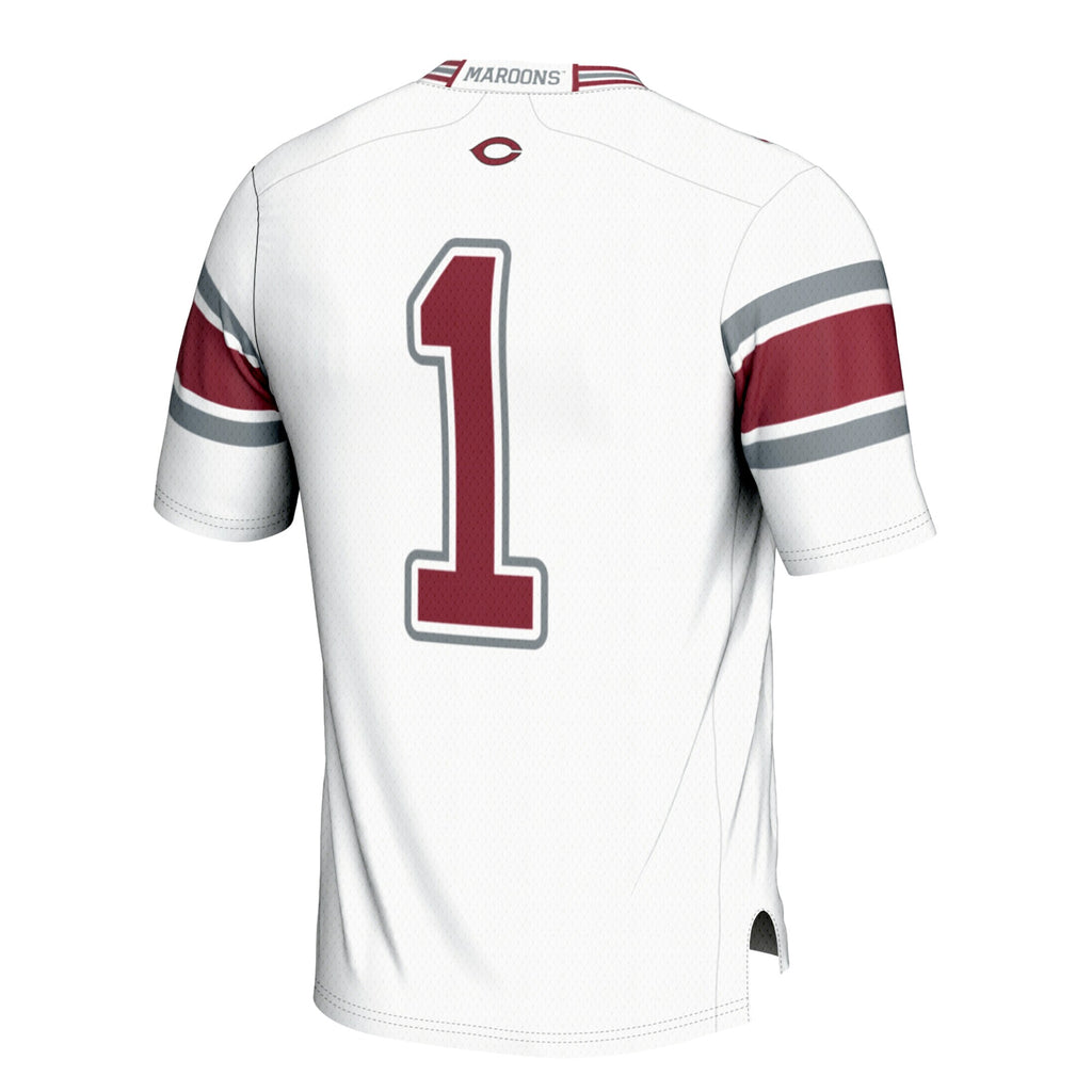 #1 UChicago Maroons GameDay Greats Football Jersey - White