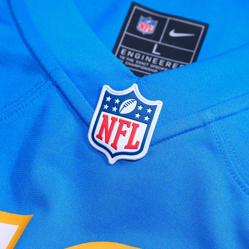 Los Angeles Chargers Akheem Mesidor Powder Blue 2026 NFL Draft First Round Pick No. 22 Team Game Jersey
