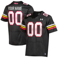 Maryland Terrapins Custom Replica Football Jersey - Black