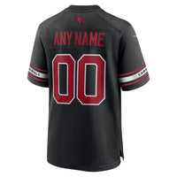 Arizona Cardinals Black Alternate Custom Game Jersey