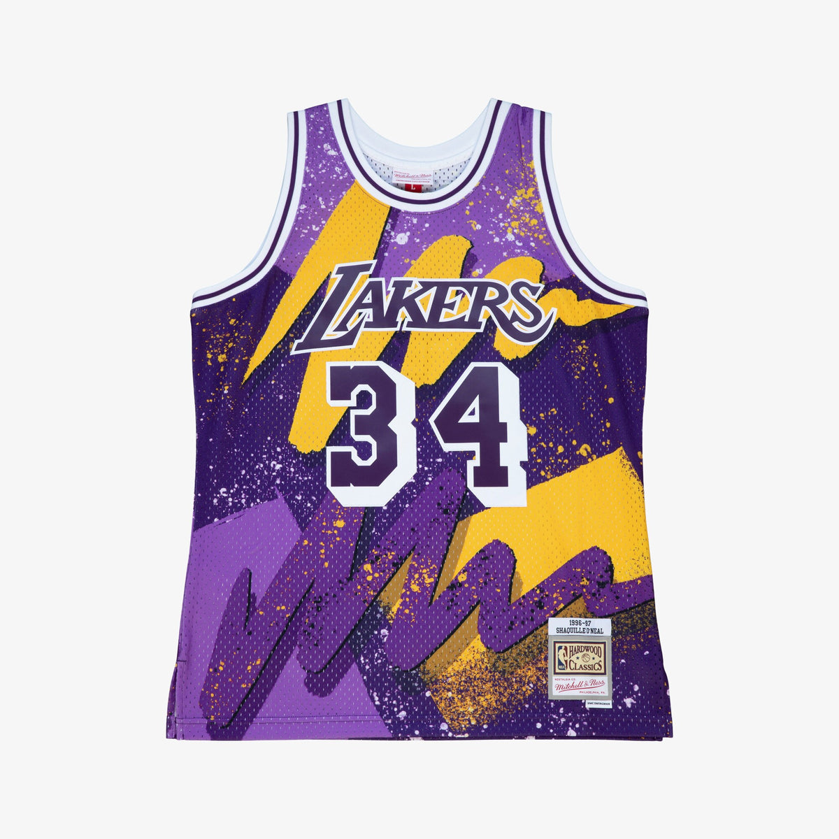 Los Angeles Lakers Shaquille O'Neal 1996 Hyper Hoops Swingman Jersey - Dark Purple