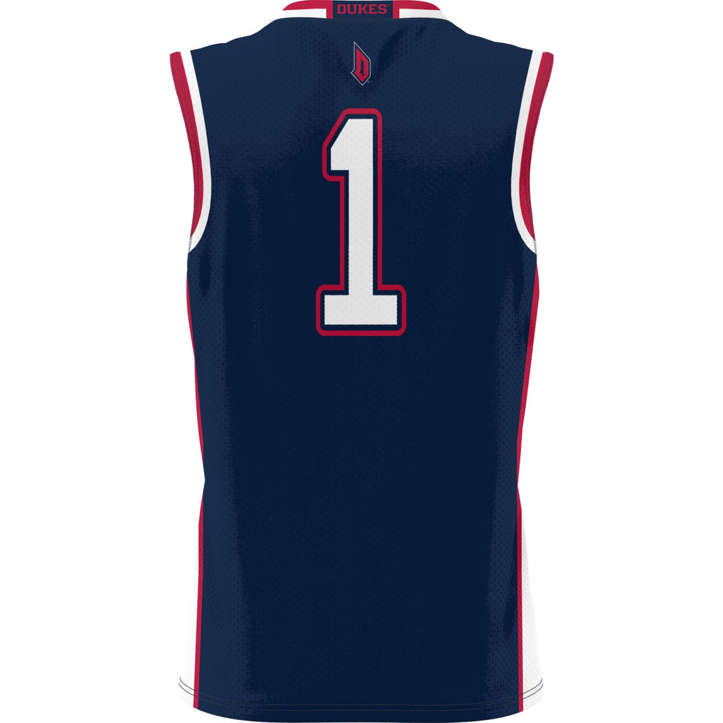 #1 Duquesne Dukes GameDay Greats Lightweight Basketball Jersey - Navy