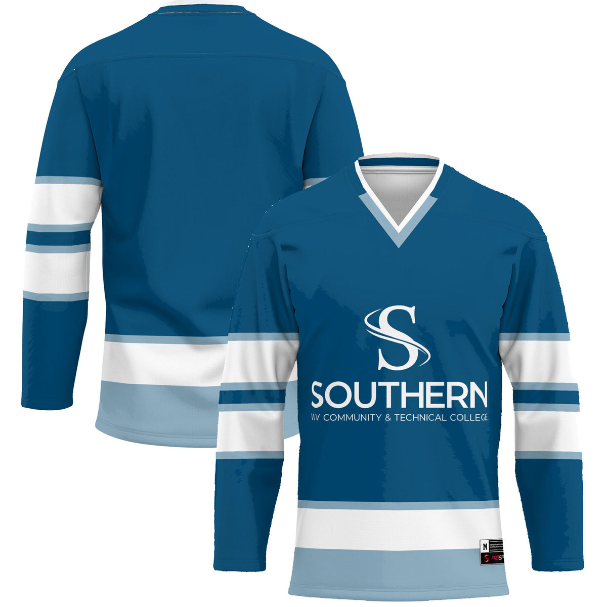 Southern West Virginia Community and Technical College GameDay Greats Hockey Jersey - Blue