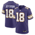 Minnesota Vikings Justin Jefferson Purple Classic Player Game Jersey