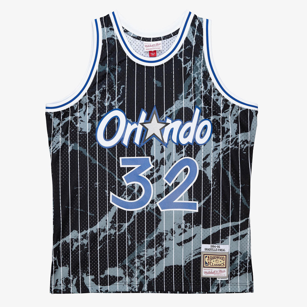 Orlando Magic Shaquille O'Neal 1994 Team Marble Swingman Jersey - Black