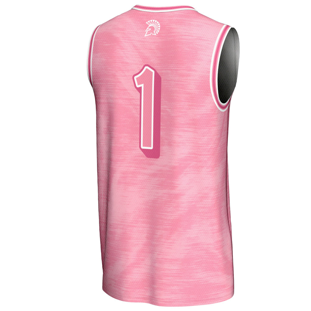 #1 San Jose State Spartans GameDay Greats Lightweight Basketball Jersey - Pink