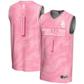 #1 USC Trojans GameDay Greats Lightweight Basketball Fashion Jersey - Pink
