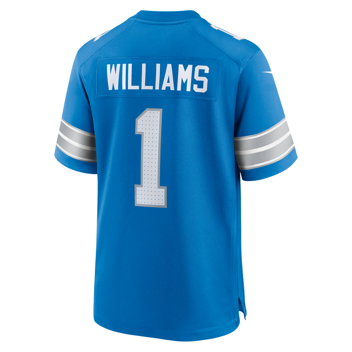 Detroit Lions Jameson Williams Blue Game Player Jersey