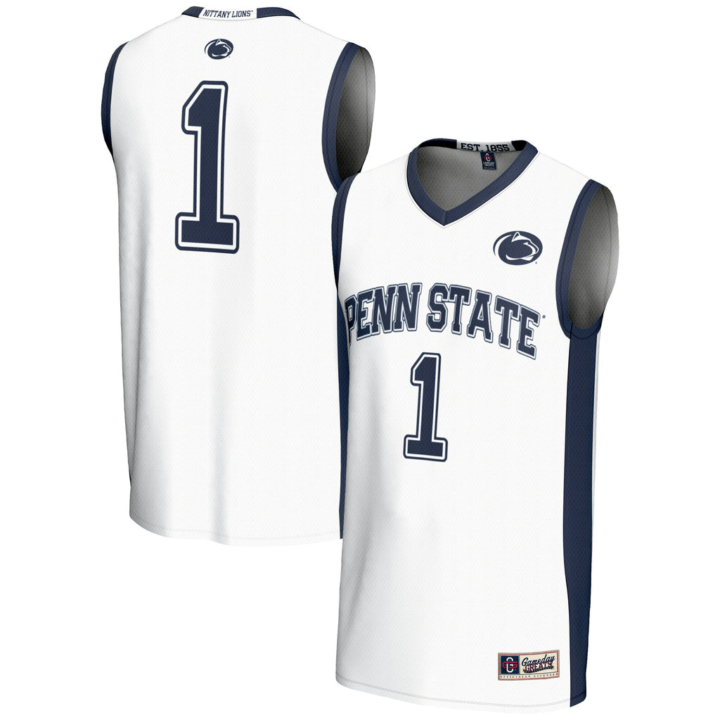 #1 Penn State Nittany Lions GameDay Greats Lightweight Basketball Jersey - White