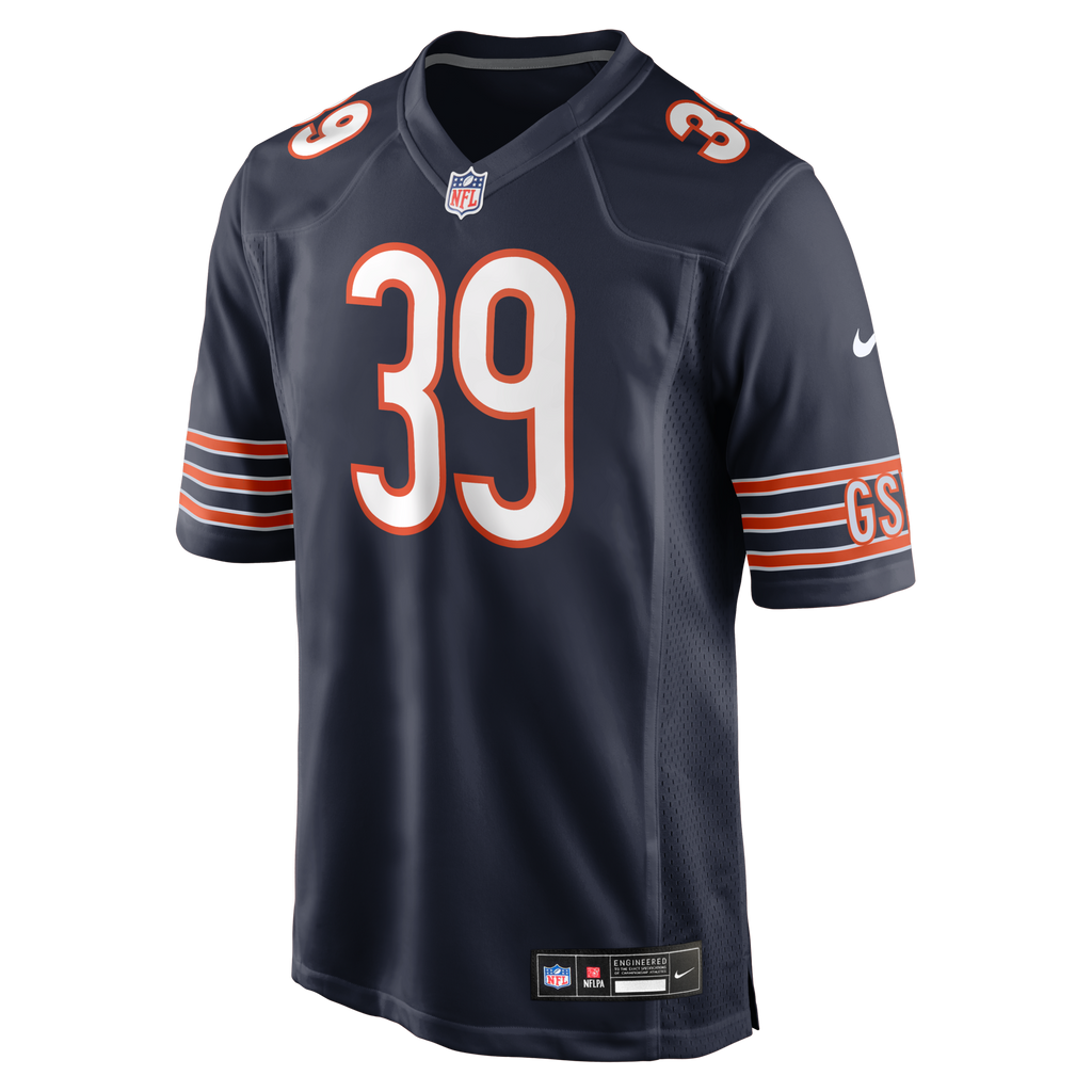 Chicago Bears Josh Blackwell Navy Game Player Jersey