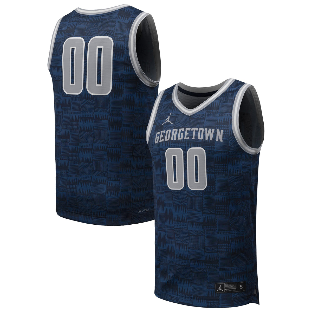 #00 Navy Georgetown Hoyas Replica Basketball Jersey