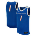 #1 Boise State Broncos Replica Basketball Jersey - Royal