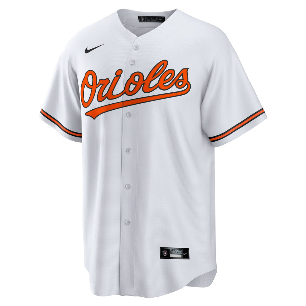 Baltimore Orioles Adley Rutschman White Replica Player Jersey