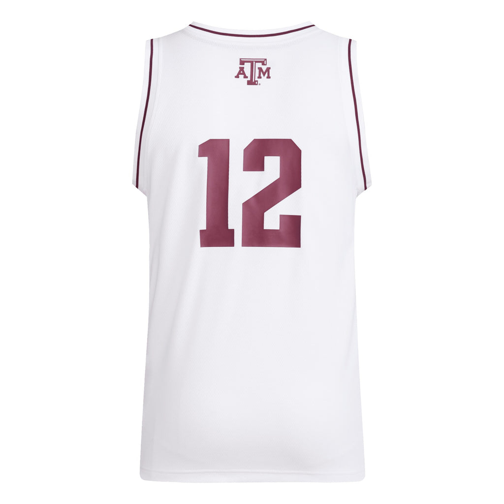 #12 Texas A&M Aggies Replica Swingman Jersey - White