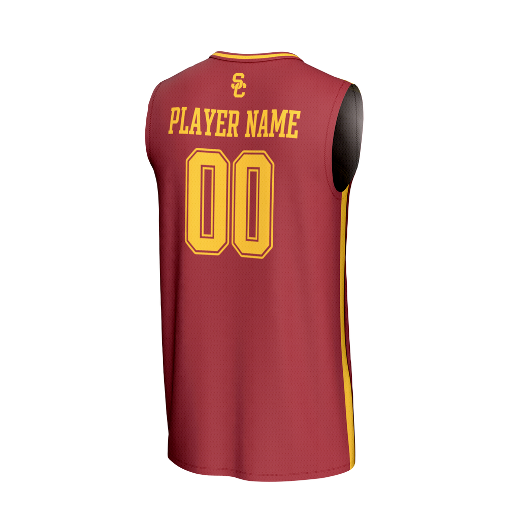 USC Trojans GameDay Greats NIL Pick-A-Player Lightweight Basketball Fashion Jersey - Cardinal
