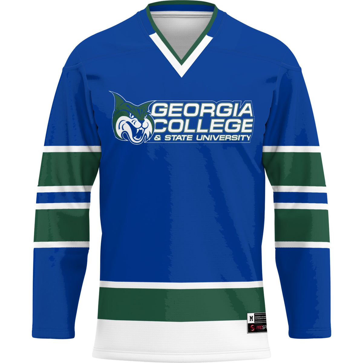 Georgia College Bobcats GameDay Greats Hockey Jersey - Blue