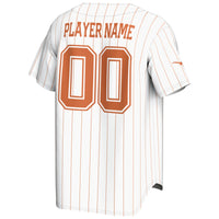 Texas Longhorns NIL Pick-A-Player Lightweight Baseball Jersey - White