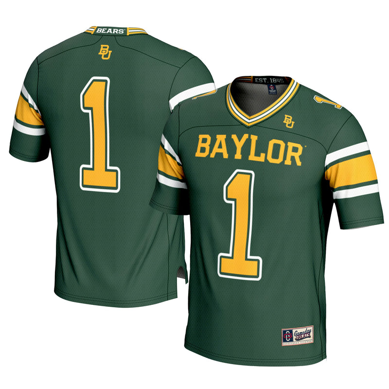 #1 Baylor Bears Football Jersey - Green