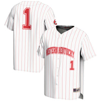 #1 Western Kentucky Hilltoppers Lightweight Baseball Jersey - White