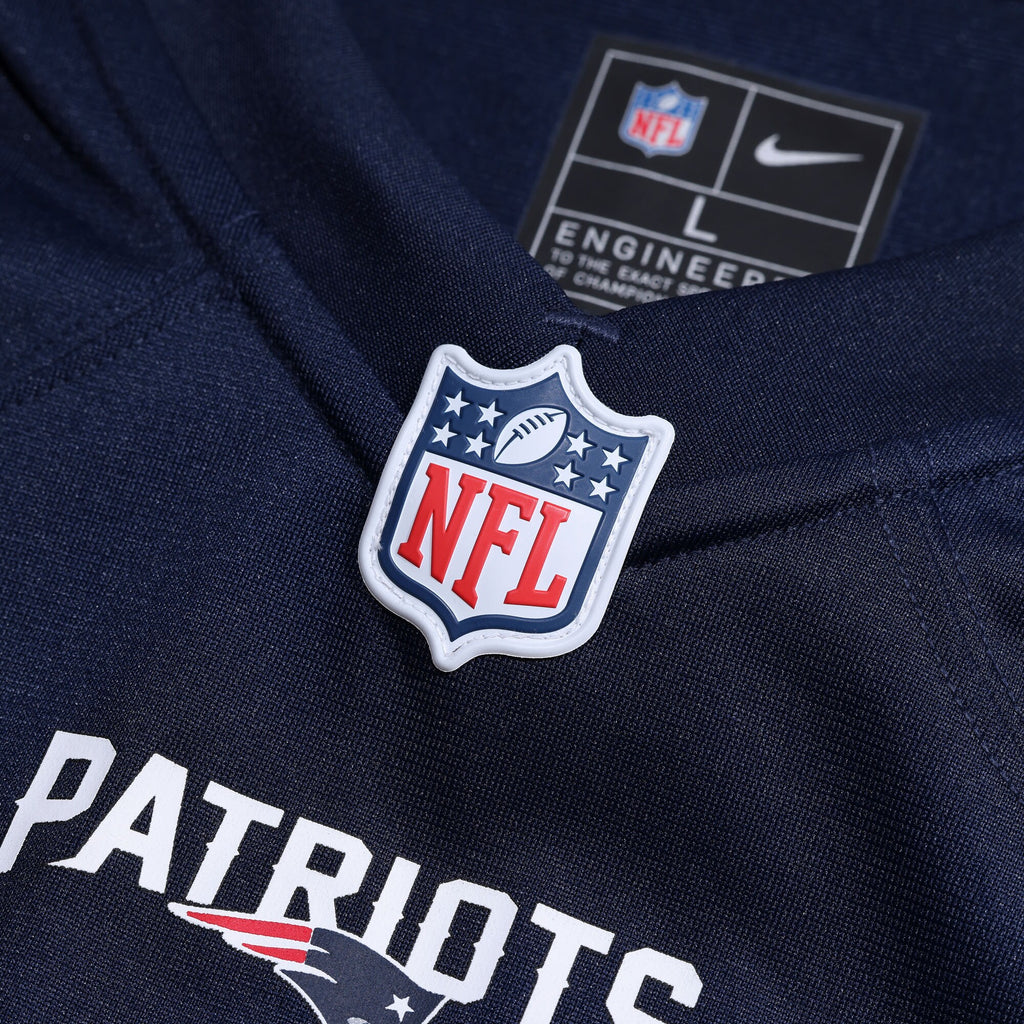 New England Patriots Marcus Bryant Navy Team Game Jersey