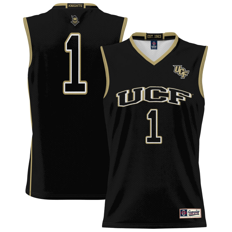 #1 UCF Knights Lightweight Basketball Jersey - Black