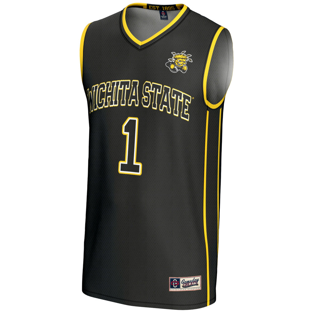 Wichita State Shockers GameDay Greats #1 Basketball Jersey - Black