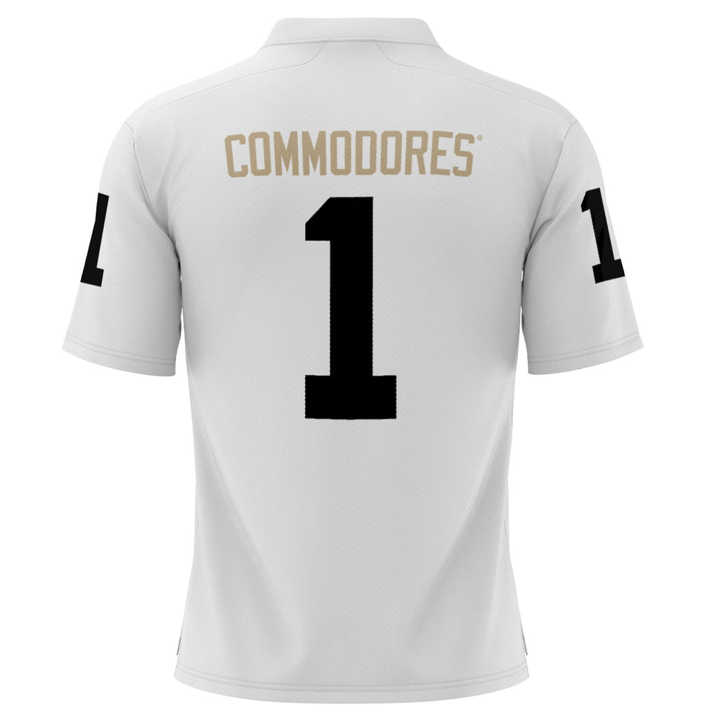 #1 Vanderbilt Commodores GameDay Greats Football Jersey - White