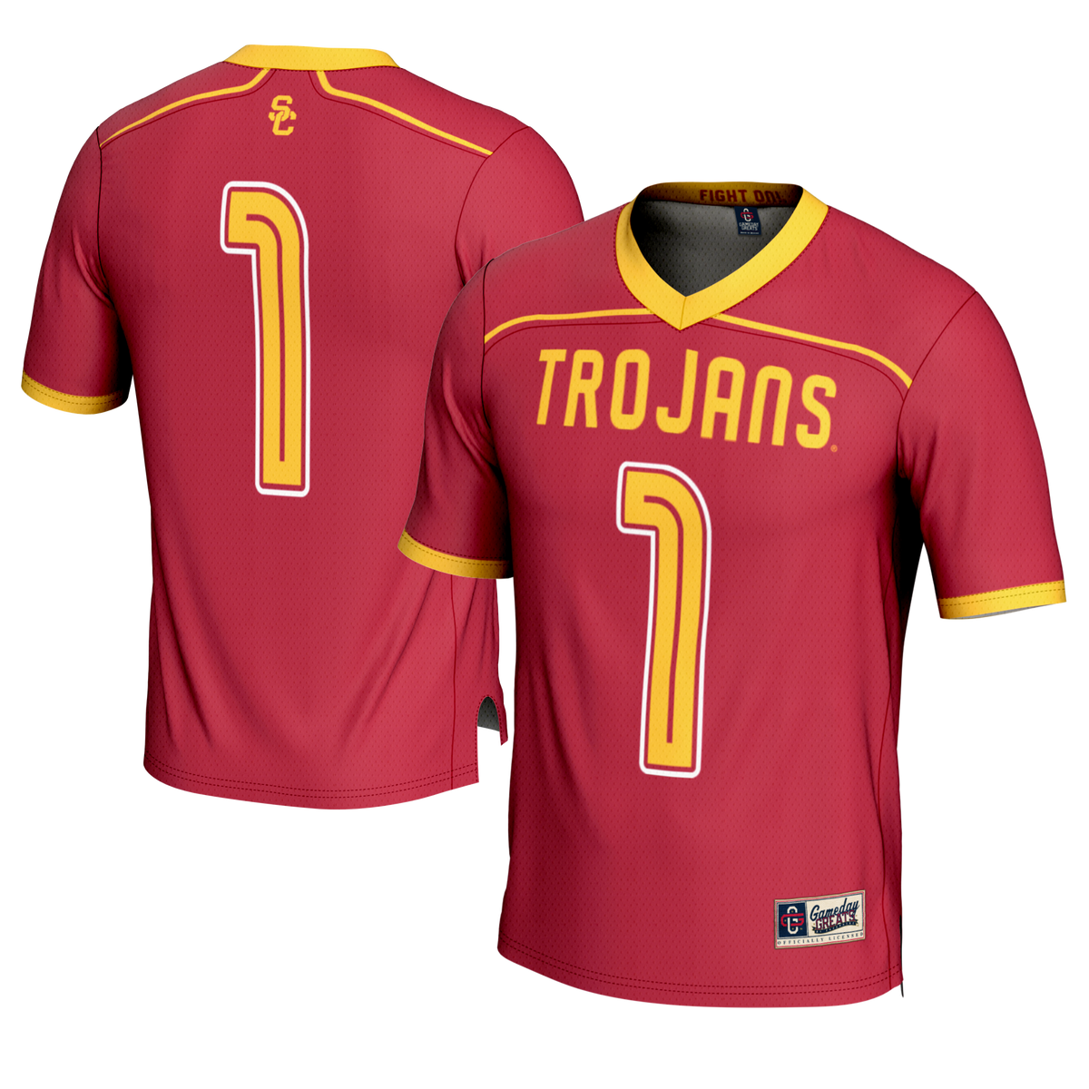 #1 USC Trojans GameDay Greats Lightweight Lacrosse Fashion Jersey - Cardinal