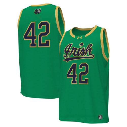 # Notre Dame Fighting Irish Replica Basketball Jersey - Kelly Green