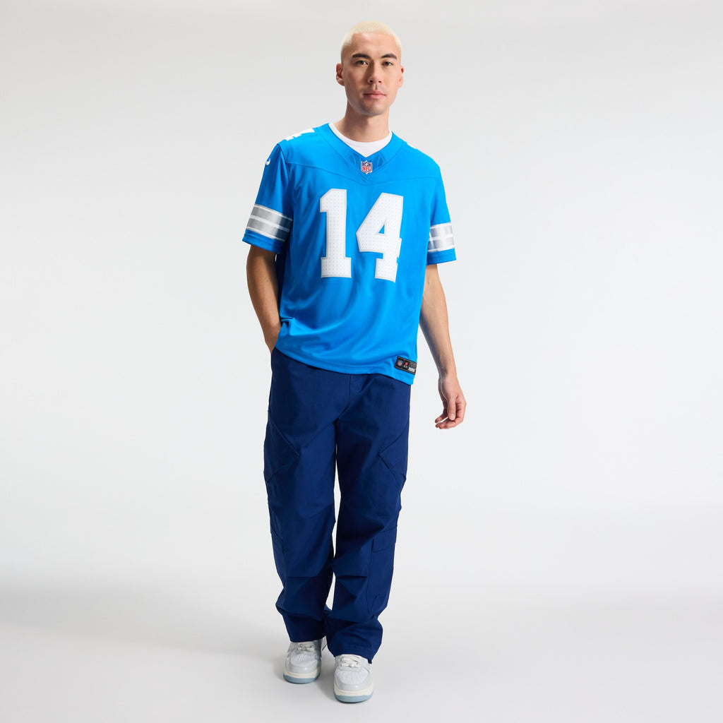 Detroit Lions Amon-Ra St. Brown Blue Team Vapor F.U.S.E. Stitched Limited Jersey