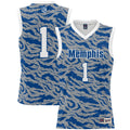 #1 Memphis Tigers GameDay Greats Lightweight Basketball Jersey - Royal