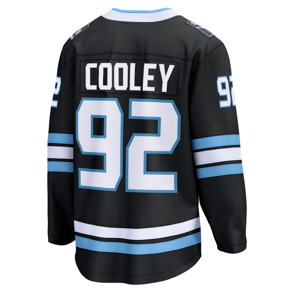 Utah Mammoth Logan Cooley Black Home Breakaway Jersey