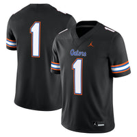 #1 Black Florida Gators Alternate Game Jersey