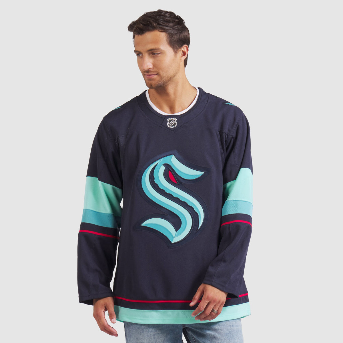 Seattle Kraken Deep Sea Blue Home Premium Jersey