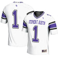 #1 Stephen F Austin Lumberjacks GameDay Greats Endzone Football Jersey - White
