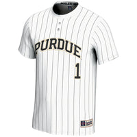 #1 Purdue Boilermakers Lightweight Softball Jersey - White