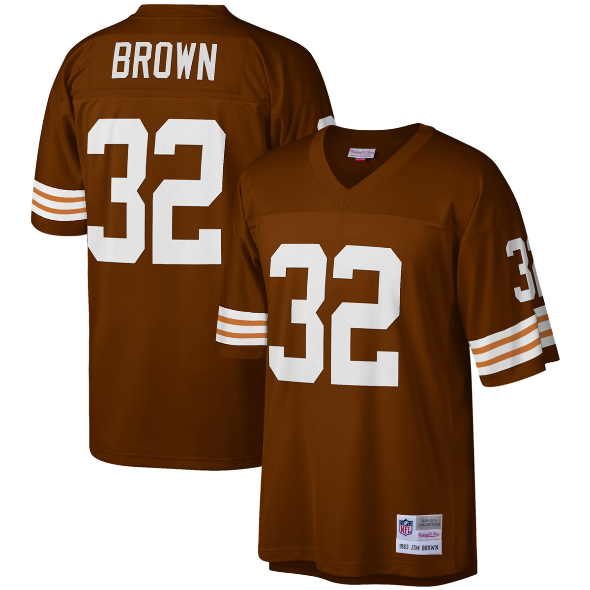 Cleveland Browns Jim Brown Brown Legacy Replica Jersey