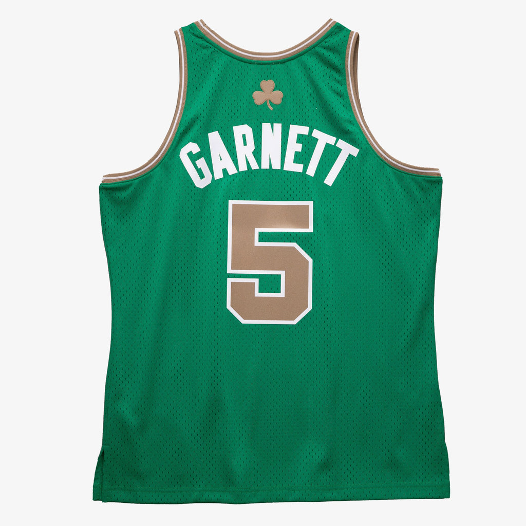 Boston Celtics Kevin Garnett 2007 Swingman Authentic Jersey - Kelly Green