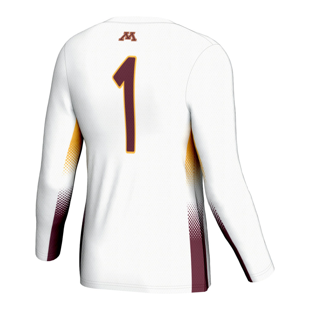 #1 Minnesota Golden Gophers GameDay Greats Lightweight Volleyball Jersey - White