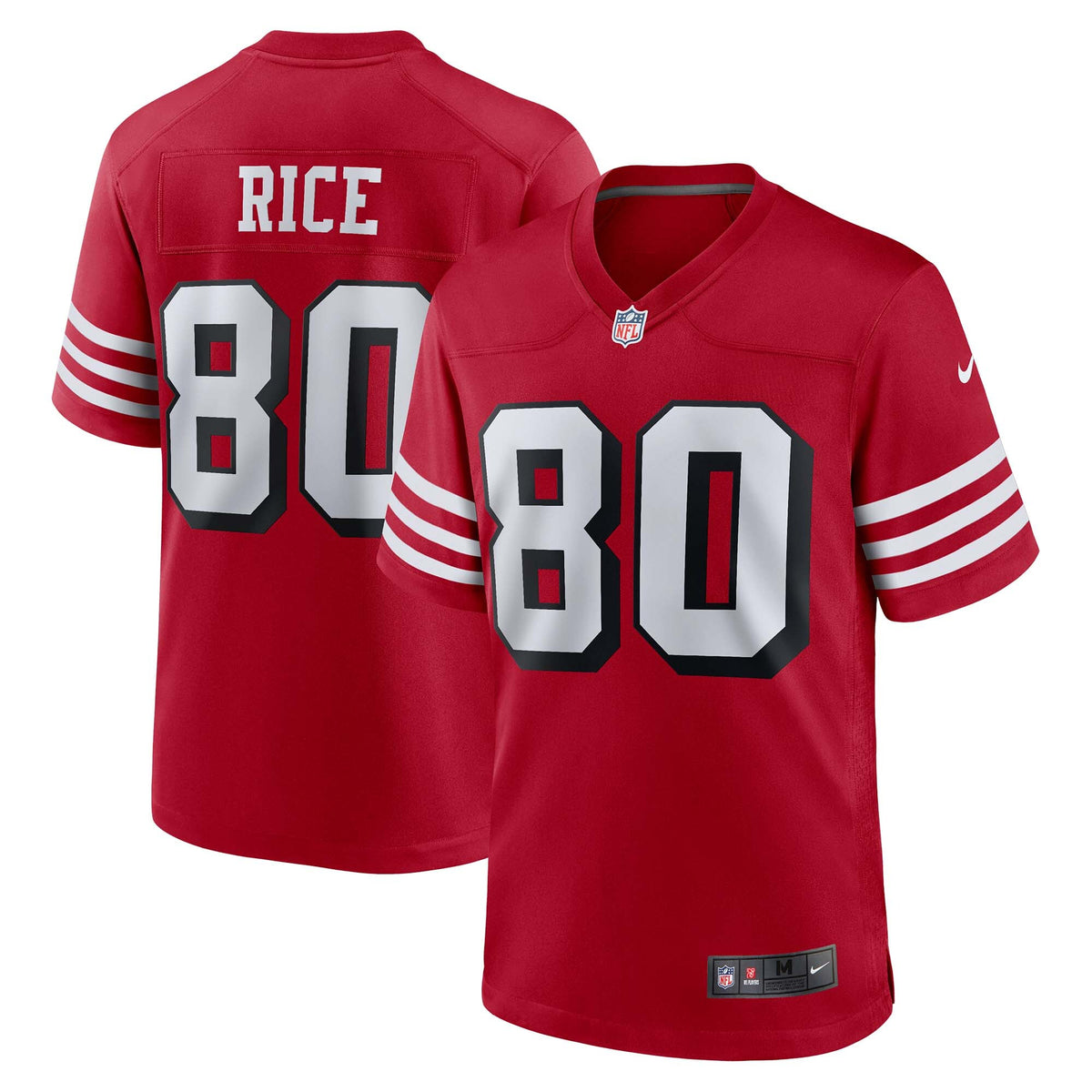 San Francisco 49ers Jerry Rice Scarlet Retired Player Alternate Game Jersey