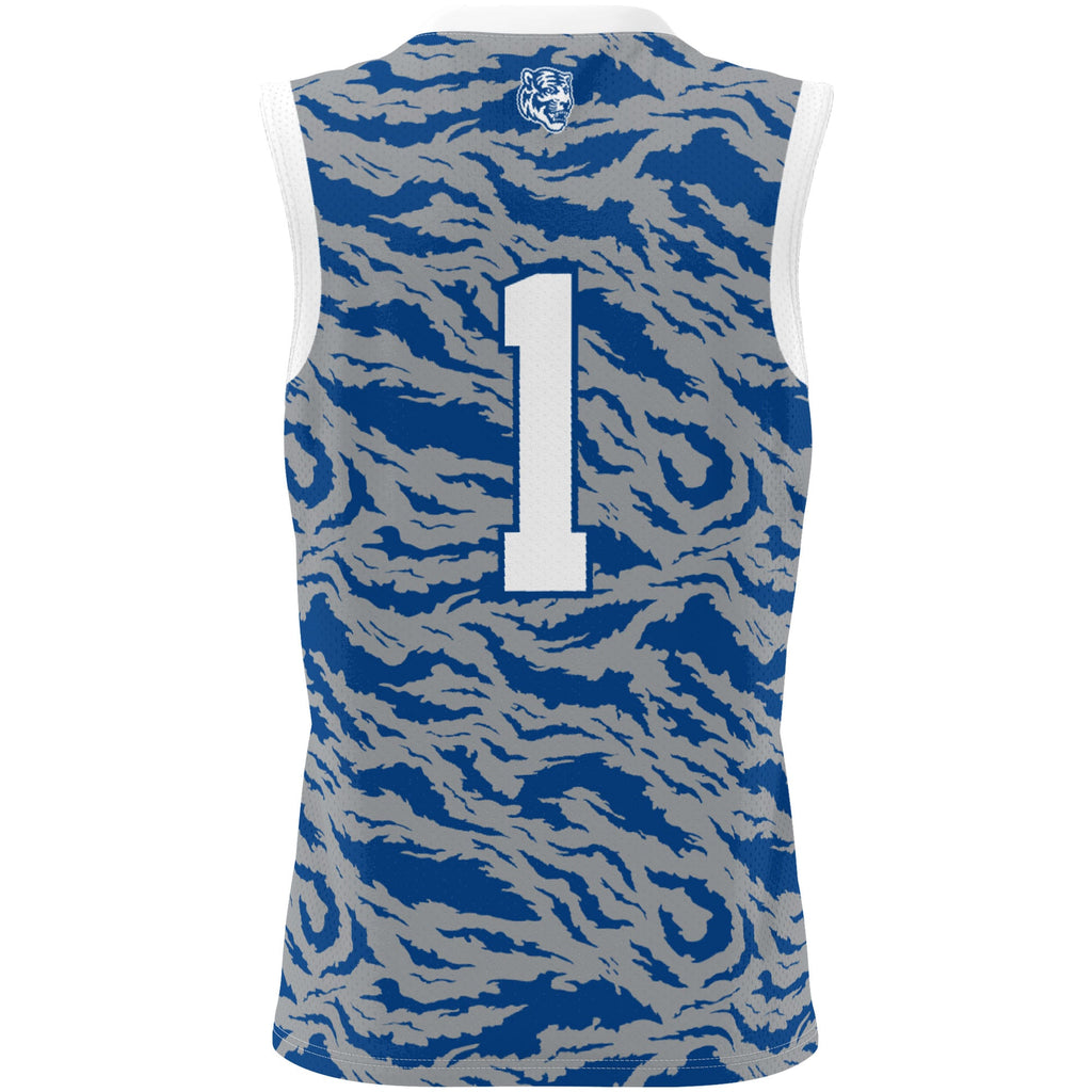 #1 Memphis Tigers GameDay Greats Lightweight Basketball Jersey - Royal