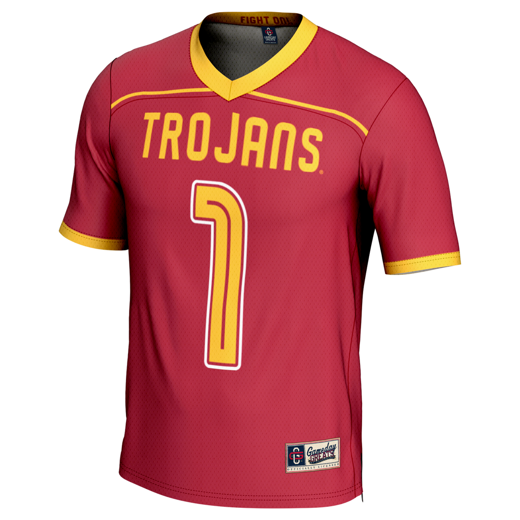 #1 USC Trojans GameDay Greats Lightweight Lacrosse Fashion Jersey - Cardinal