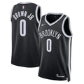 Brooklyn Nets Icon Swingman Jersey - Black - Mikel Brown Jr.